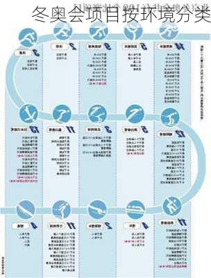冬奥会项目按环境分类