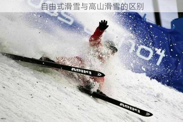 自由式滑雪与高山滑雪的区别