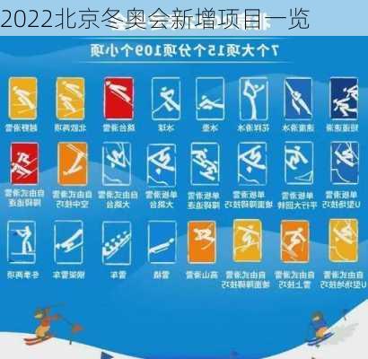 2022北京冬奥会新增项目一览