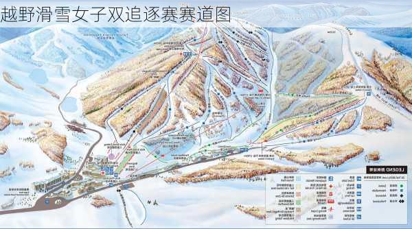 越野滑雪女子双追逐赛赛道图