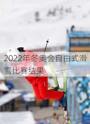 2022年冬奥会自由式滑雪比赛结果