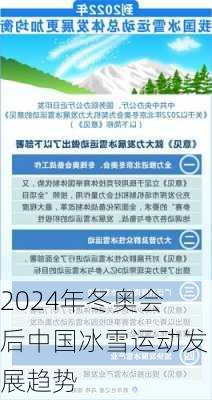 2024年冬奥会后中国冰雪运动发展趋势