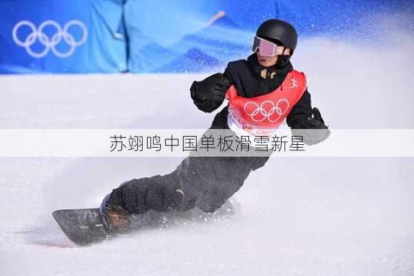 苏翊鸣中国单板滑雪新星