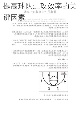 提高球队进攻效率的关键因素