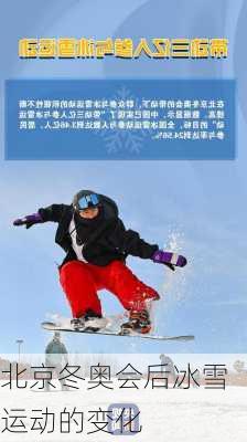 北京冬奥会后冰雪运动的变化