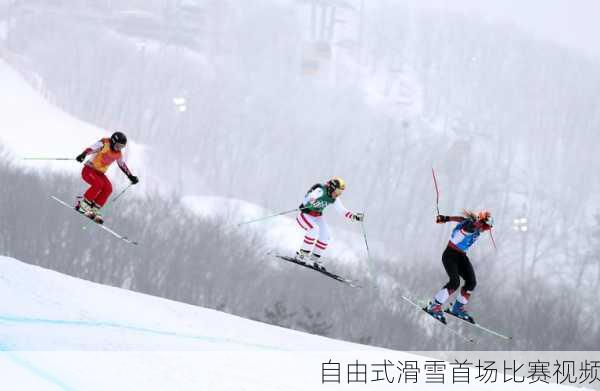 自由式滑雪首场比赛视频