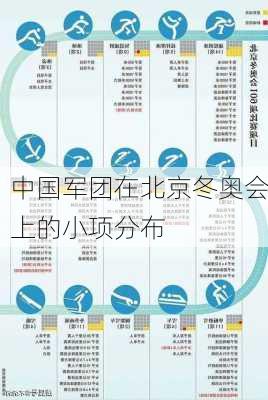 中国军团在北京冬奥会上的小项分布