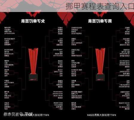 挪甲赛程表查询入口