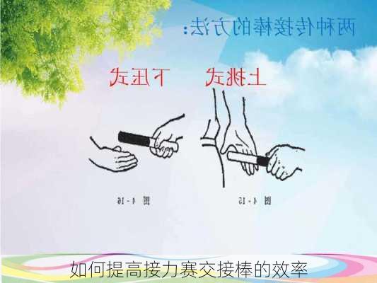 如何提高接力赛交接棒的效率