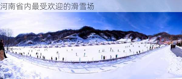 河南省内最受欢迎的滑雪场