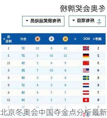 北京冬奥会中国夺金点分析最新