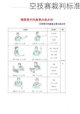 空技赛裁判标准