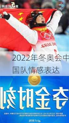 2022年冬奥会中国队情感表达