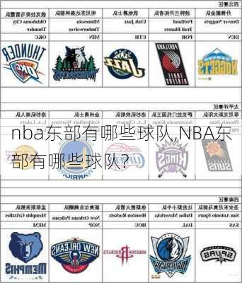 nba东部有哪些球队,NBA东部有哪些球队?