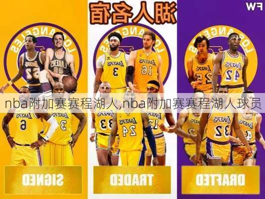 nba附加赛赛程湖人,nba附加赛赛程湖人球员