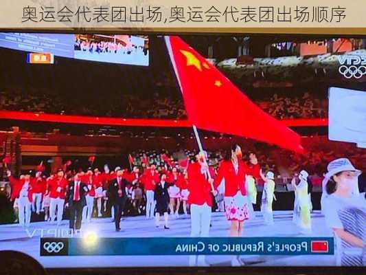 奥运会代表团出场,奥运会代表团出场顺序