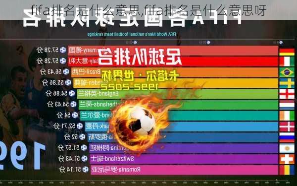 fifa排名是什么意思,fifa排名是什么意思呀