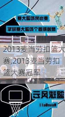 2013麦当劳扣篮大赛,2013麦当劳扣篮大赛冠军