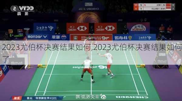 2023尤伯杯决赛结果如何,2023尤伯杯决赛结果如何了