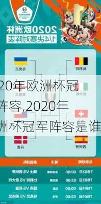 2020年欧洲杯冠军阵容,2020年欧洲杯冠军阵容是谁