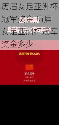 历届女足亚洲杯冠军奖金,历届女足亚洲杯冠军奖金多少