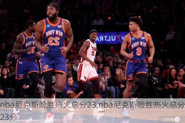 nba尼克斯险胜热火总分23,nba尼克斯险胜热火总分23分