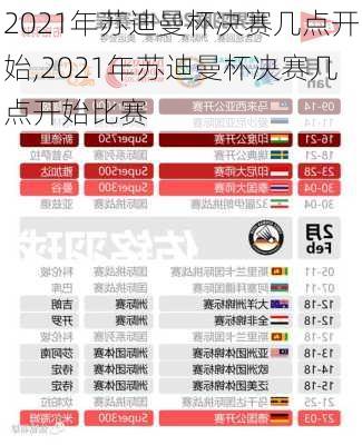 2021年苏迪曼杯决赛几点开始,2021年苏迪曼杯决赛几点开始比赛