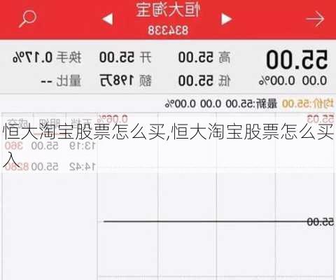 恒大淘宝股票怎么买,恒大淘宝股票怎么买入