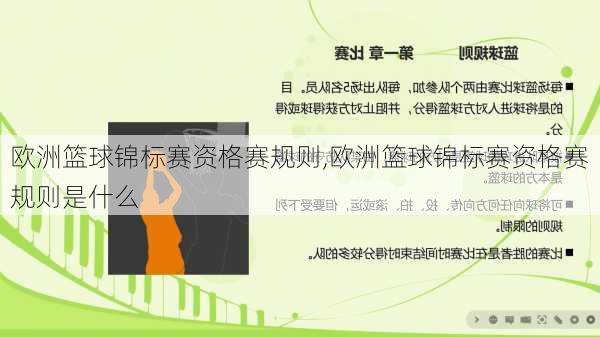 欧洲篮球锦标赛资格赛规则,欧洲篮球锦标赛资格赛规则是什么