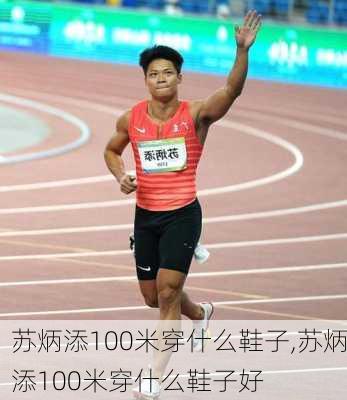 苏炳添100米穿什么鞋子,苏炳添100米穿什么鞋子好