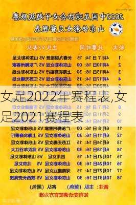 女足2022年赛程表,女足2021赛程表