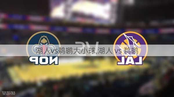 湖人vs鹈鹕大小球,湖人 vs 鹈鹕