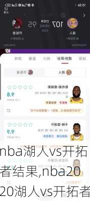 nba湖人vs开拓者结果,nba2020湖人vs开拓者