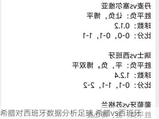 希腊对西班牙数据分析足球,希腊vs西班牙