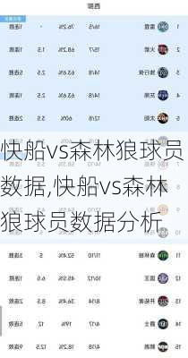 快船vs森林狼球员数据,快船vs森林狼球员数据分析