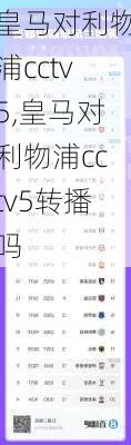 皇马对利物浦cctv5,皇马对利物浦cctv5转播吗