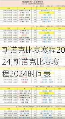 斯诺克比赛赛程2024,斯诺克比赛赛程2024时间表